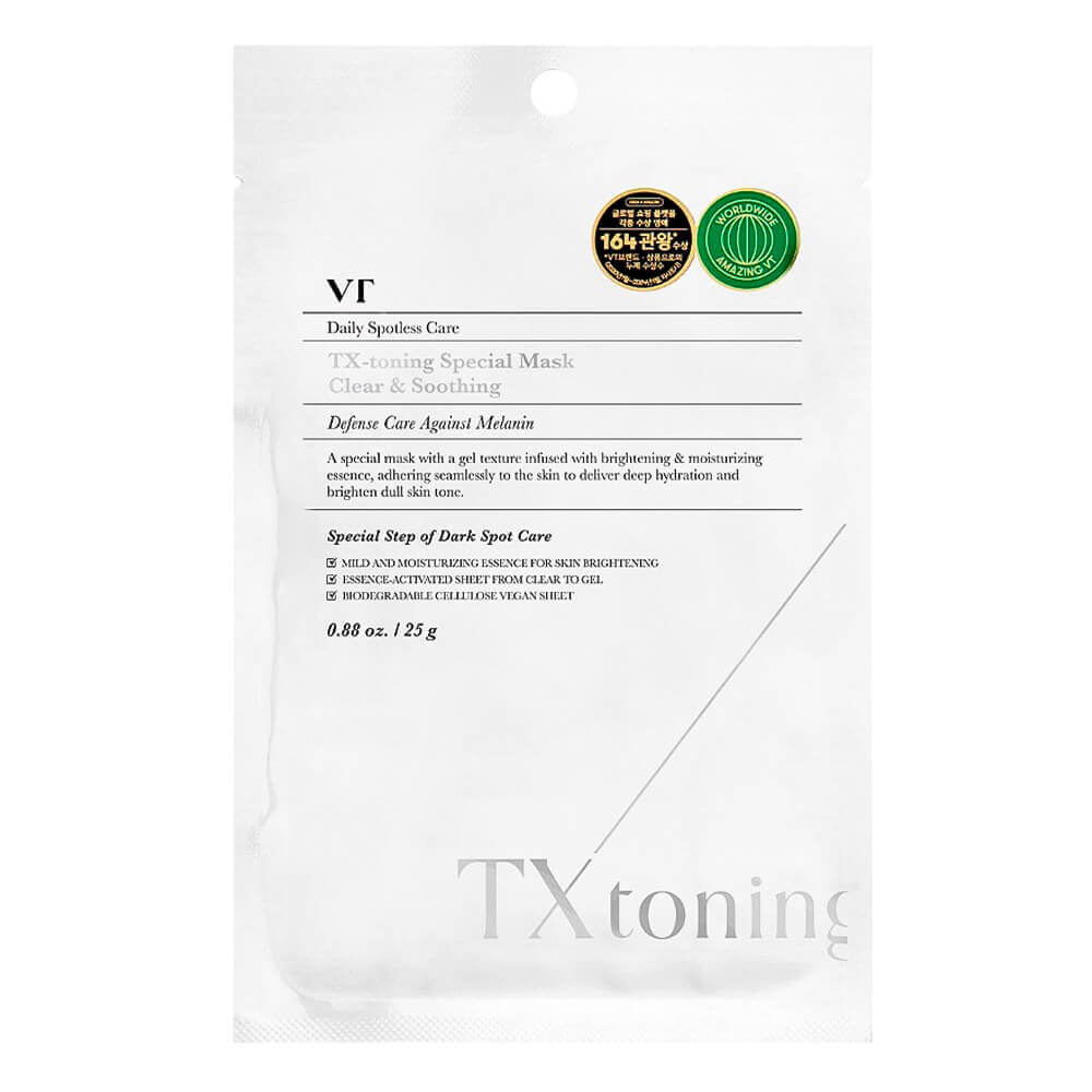 Levně Rozjasňující pleťová maska s Kyselinou Tranexamovou - VT Cosmetics TX-Toning Special Mask