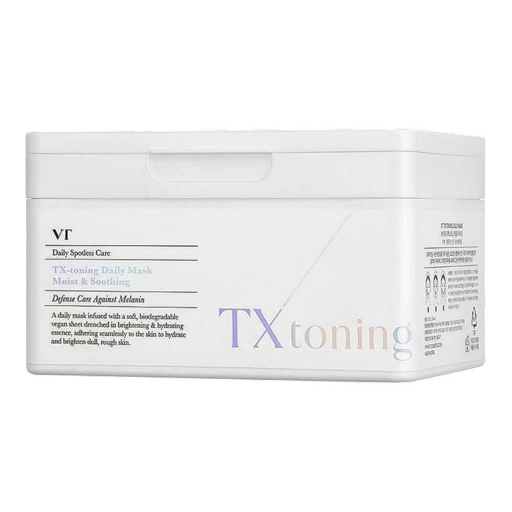 Levně Rozjasňující plátýnkové masky s Kyselinou Tranexamovou - VT Cosmetics TX-Toning Daily Mask