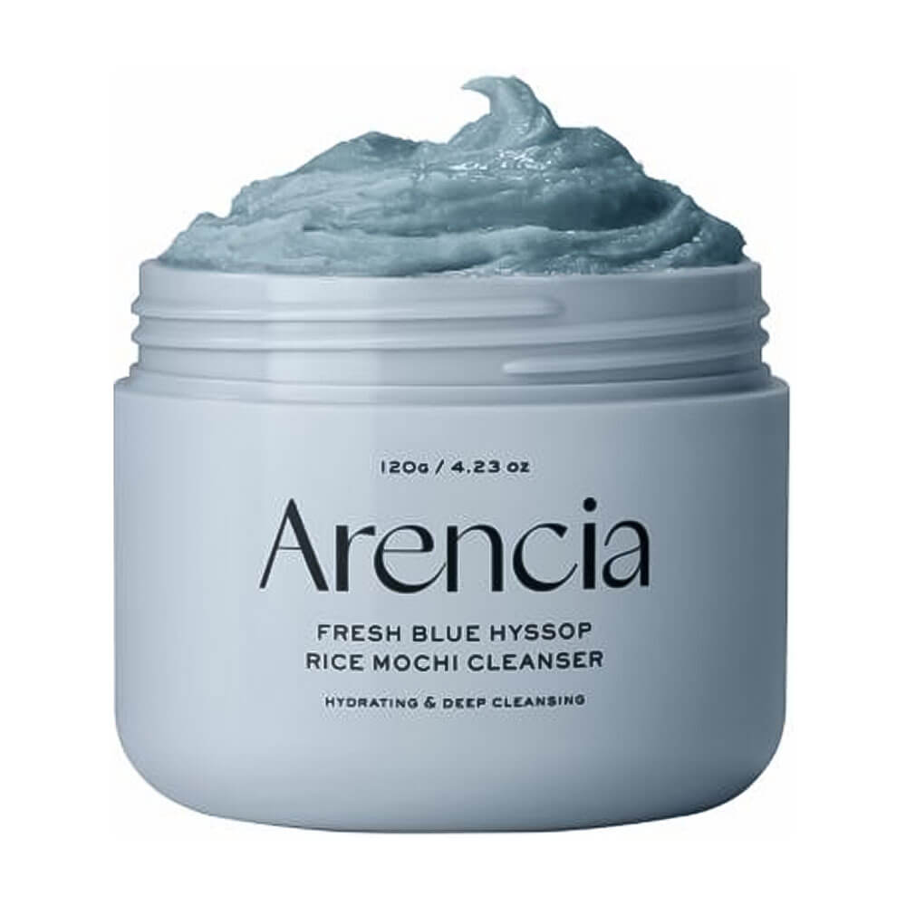 Čistící balzám s modrým Yzopem a rýží - Arencia Fresh Blue Hyssop Rice Mochi Cleanser