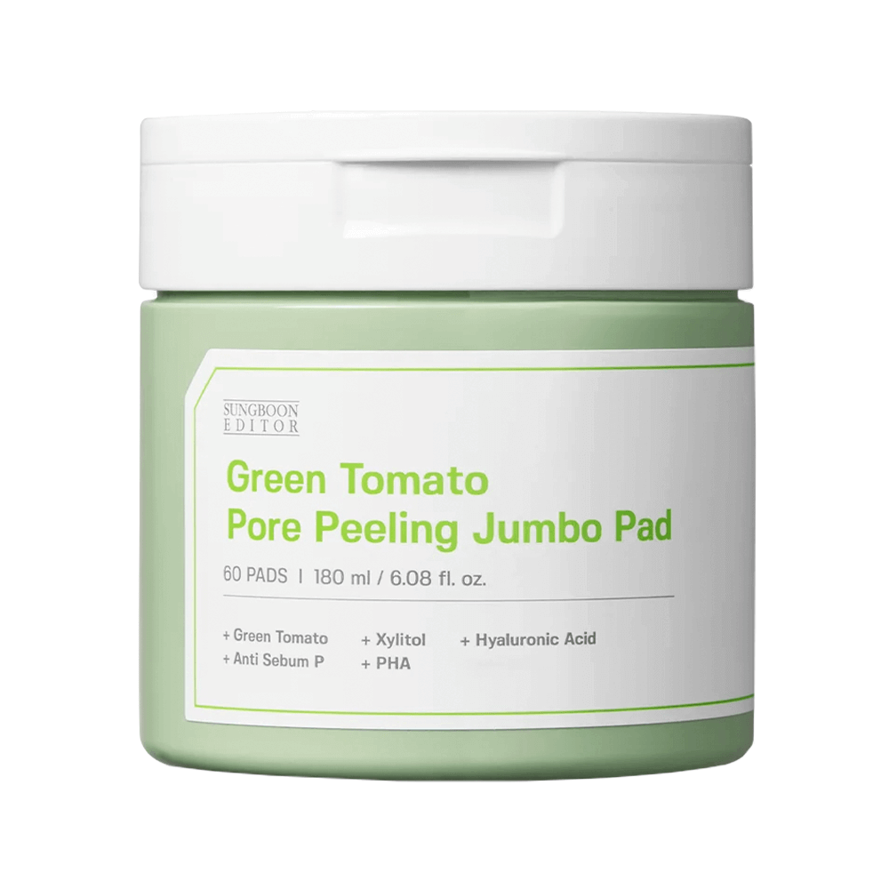 Levně Jemné exfoliační tampony na rozšířené póry - Sungboon Editor Green Tomato Pore Peeling Jumbo Pad