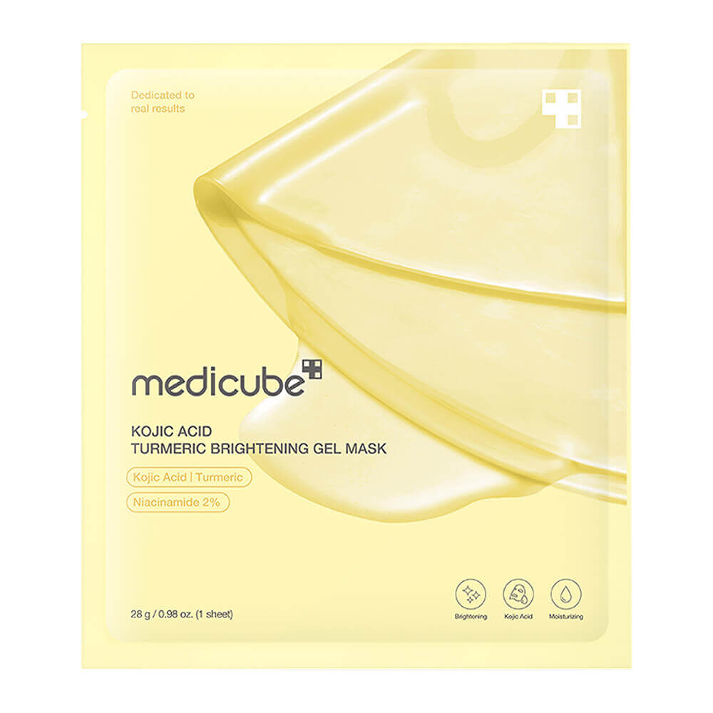 Levně Rozjasňující hydrogelová maska s Kurkumou - Medicube Kojic Acid Turmeric Brightening Gel Mask