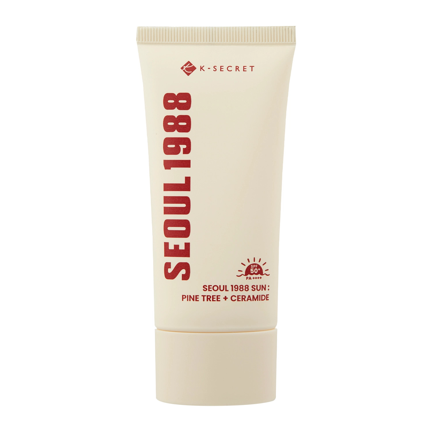 Levně Hydratační krém na obličej s ochranným faktorem - K-Secret Seoul 1988 Sun: Pine Tree + Ceramide SPF50+/PA++++