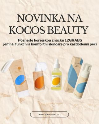 ✨ NOVINKA NA KOCOS BEAUTY ✨ Poznejte korejskou značku 12GRABS, která si zakládá na komfortu, funkční péči a lehkých...