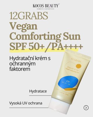 ☀️ Objevte 12GRABS SPF50+/PA++++ ☀️ �Lehký hydratační krém s vysokou UV ochranou, korejskými extrakty a fermenty. Chrání,...