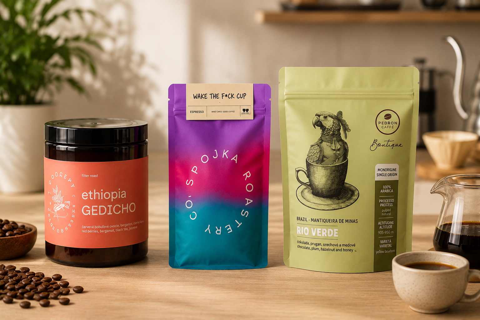 Ktorú pražiareň vybrať? Concept, Spojka, Diamond's a Pedron Caffé v porovnaní
