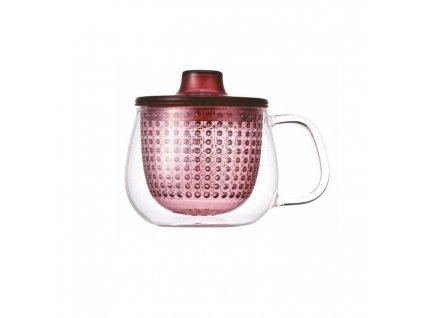 Kinto Unimug pohár na čaj červená 350 ml