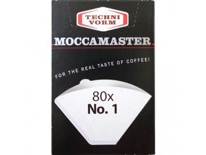 Moccamaster papierové filtre veľkosť 1, 80 ks
