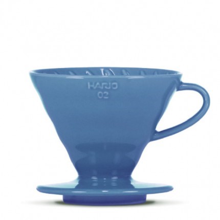 Hario V60-02 Ceramic Coffee Dripper Modrý + 40 filtrov