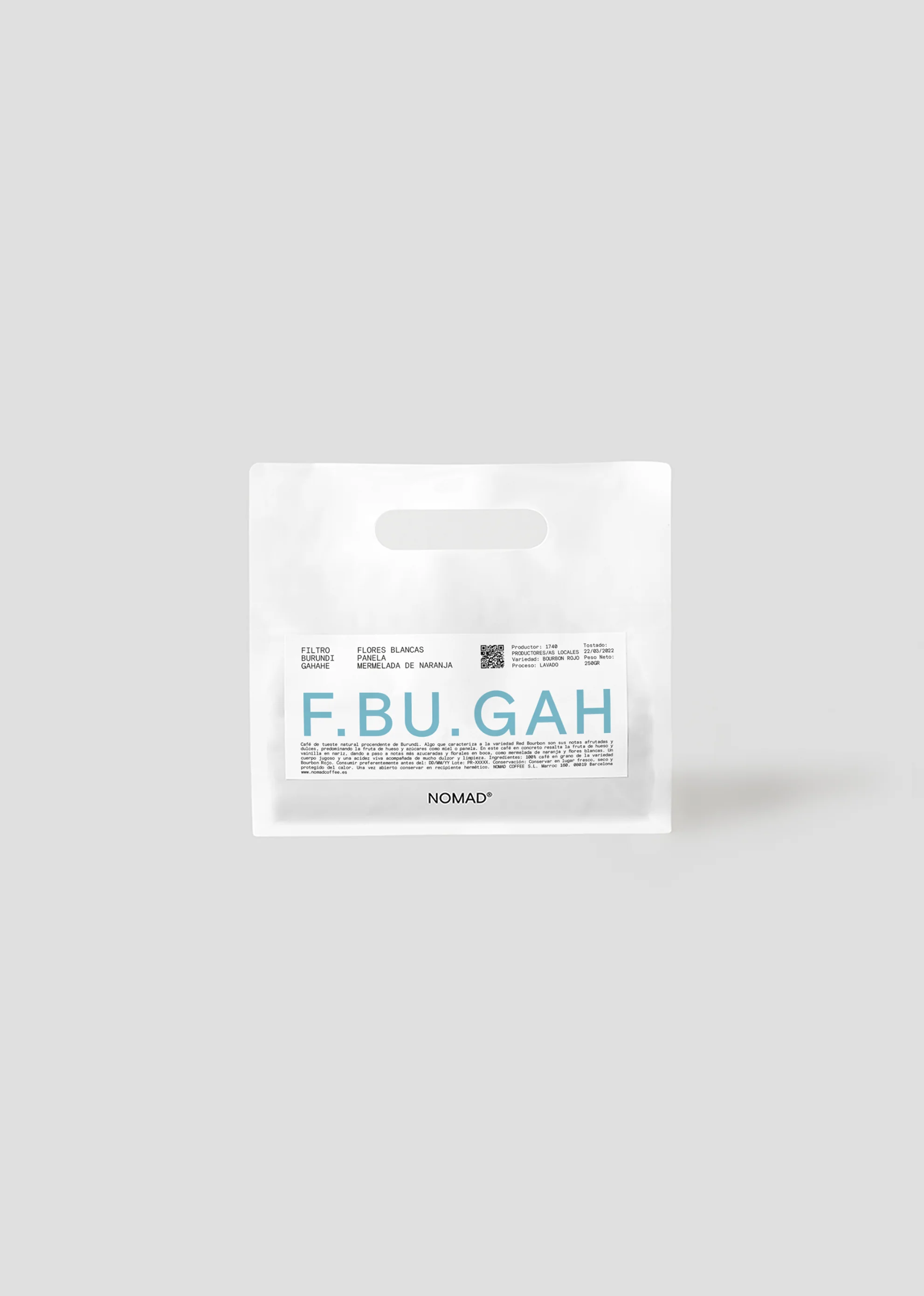 Gahahe Burundi Filter 250g, Nomad Coffee