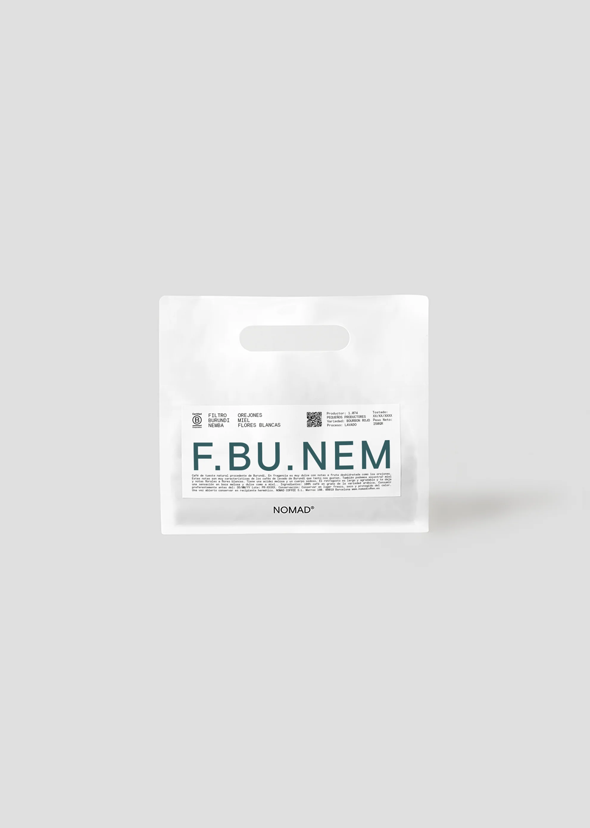 Nemba Burundi filter 250g, Nomad Coffee