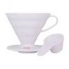Hario V60-02 Plastic Coffee Dripper Biely