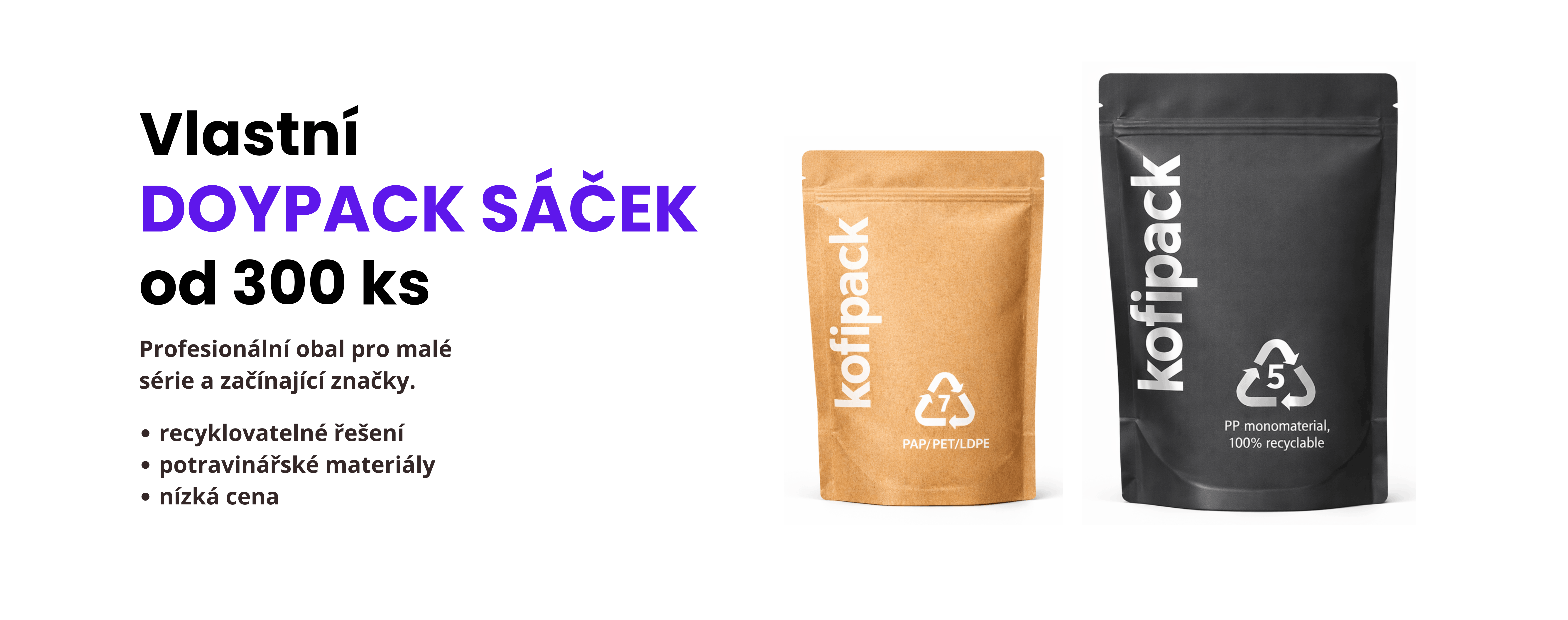 Vlastní doypack sáček