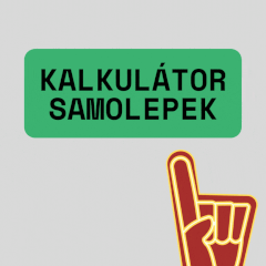 Kalkulátor samolepek