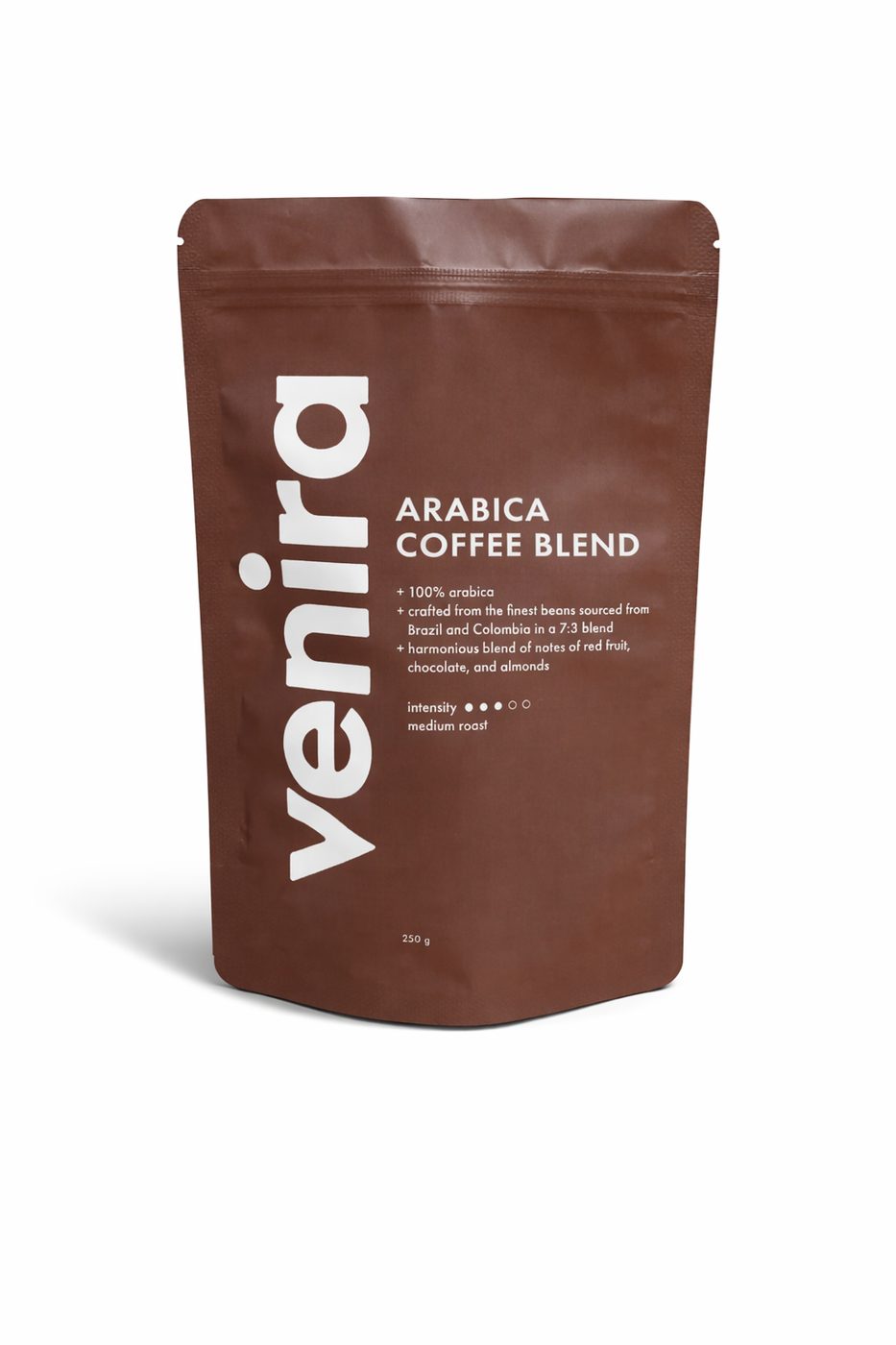 Hnědý sáček venilda Arabica Coffee Blend 250 g