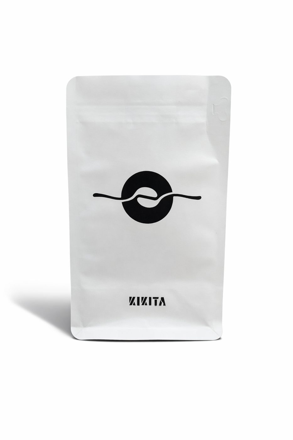 Bílý obal Zikita s jednoduchým logem