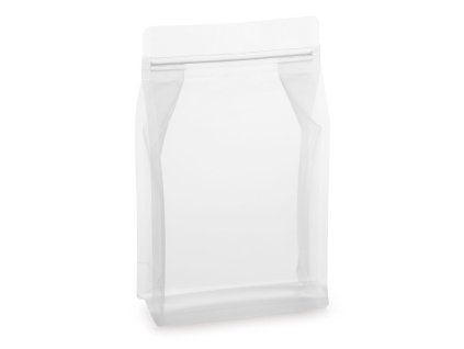Sáček s plochým dnem, čirý, ZIP, ventil, 250 g