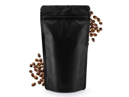 coffee bag black matt 250g