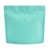 doypack zip, green mint