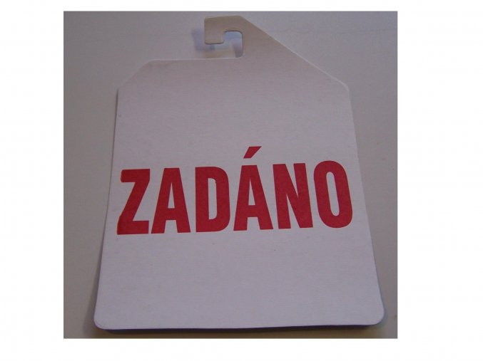 CEDULE "ZADÁNO"