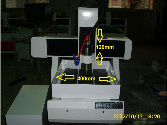 Litinová CNC Gravírovací fréza 400*400-1200 mm