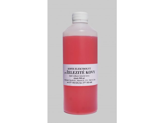 elektrolyt železité kovy
