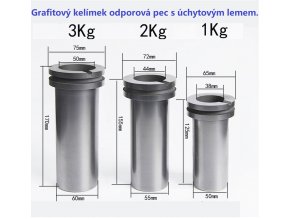 1KG to 3KG Crucible Double ring