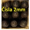 Čísla písmena znaky do důlčíku 2mm výprodej