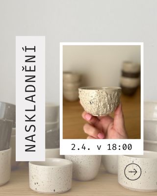 Už 2. 4. v 18:00 naskladnění 🥳. Jako vždy napříč velikostmi – od espressa až po cappuccino, a k tomu i misky ve dvou...
