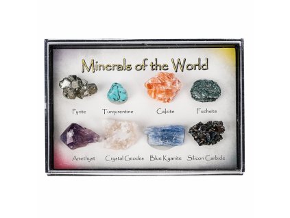 Mini ásványgyűjtemény: "Világ"