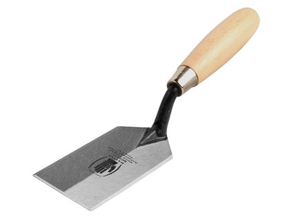 battiferro wooden margin trowel 5x2 sharpened blad