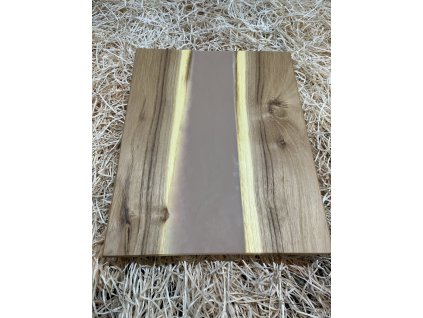 Prkénko z jilmu a pryskyřice caffe latte