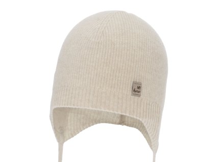 slo pm Chlapecka podzimni jarni ciapka jasnobezova s merino vlnou s kasmirom zavazovacia Tono 14909 1
