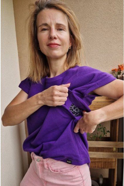 KOJO Basic waffle purple (Veľkosť L)
