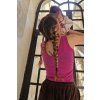 KOJO Open Back Top na dojčenie – Fuchsia (Veľkosť S)