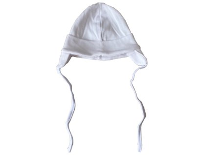 Kojenecká čepice na zavázání
