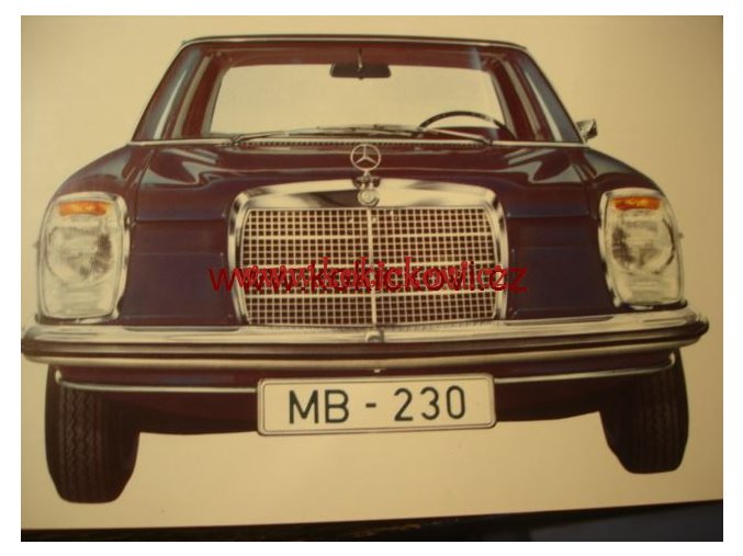 MERCEDES 230 ORIG. PROSPEKT A4 - 10 STRAN 196?