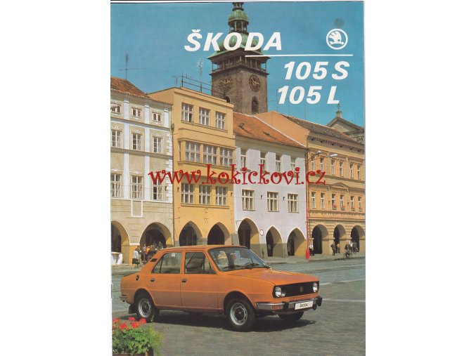 ŠKODA 105 S 105 L 8 STRAN A4 HOLANDSKY