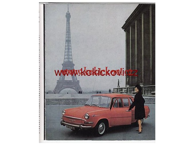 ŠKODA 1000 MB REKLAMNÍ PROSPEKT > BROŽURA