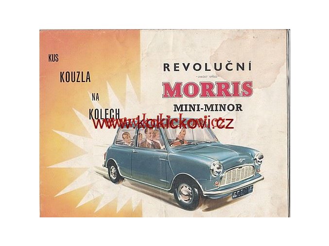 MORRIS MINOR 1959 - V ČEŠTINĚ TIŠTĚNO V ANGLII