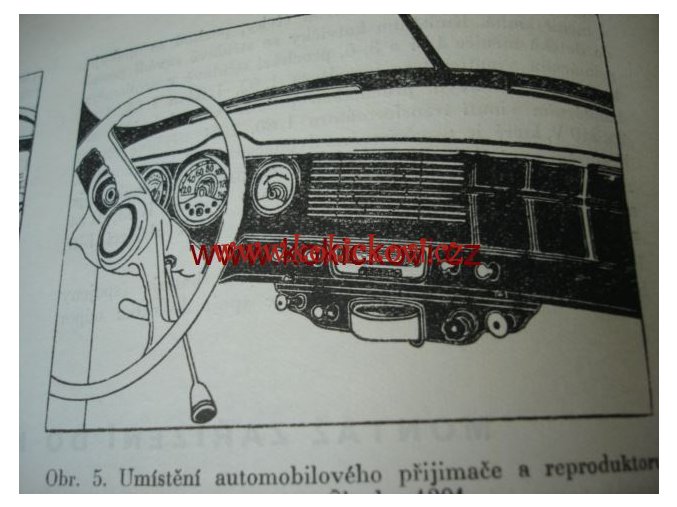 AUTORADIO NÁVOD PRO TATRA 603 TATRAPLAN ŠKODA - TESLA 2101 BV