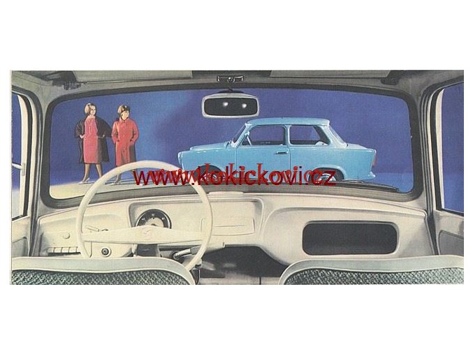 TRABANT 601 prospekt 1964 TEXT V ČEŠTINĚ