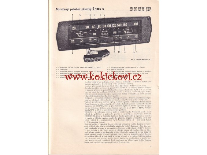 DÍLENSKÁ PŘÍRUČKA PAL ŠKODA 105 120 PANELY BUDÍKY
