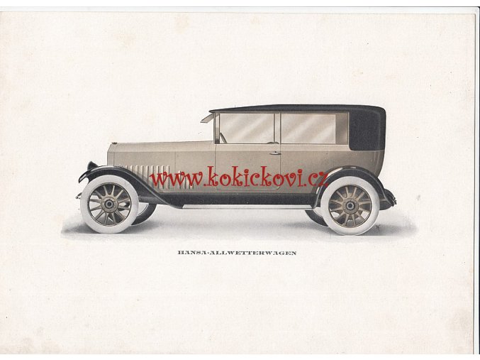 HANSA ALLWETTERWAGEN REKLAMNÍ PREZENTACE VOZU