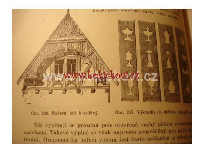 Monografie o stavbách dřevěných - hrázděných - Ing. Miroslav Třešťský - cca 1914 -