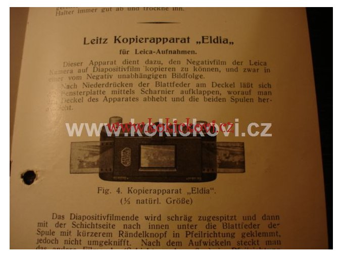 PROSPEKT NA KOPÍRKU LEITZ LEICA - FILME NĚMECKY 12 STRAN