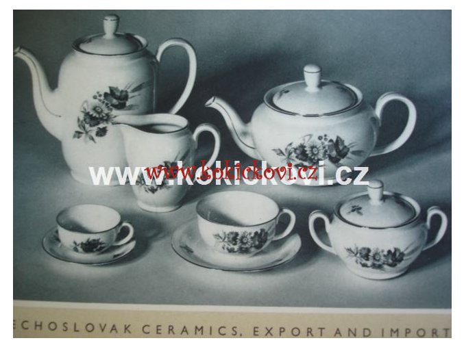 KATALOG CZECHOSLOVAK CERAMICS HOUSE-HOLD PORCELAIN - KATALOG VÝROBKŮ