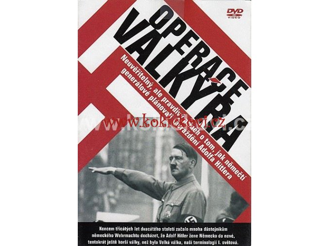 OPERACE VALKÝRA FILM DOKUMENT 93 MINUT DVD