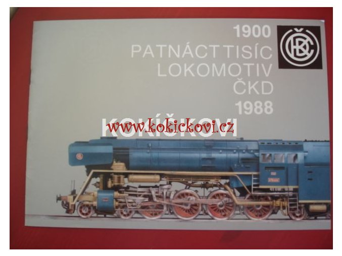 PROSPEKT LOKOMOTIVY ČKD 1900-1988; T478, T434