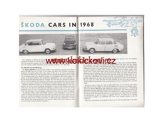 CZECHOSLOVAK MOTOR REVUE - 1968 ŠKODA MBX