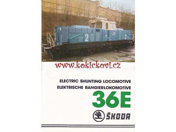 ELEKTRICKÁ LOKOMOTIVA 36 E ŠKODA 6 STRAN